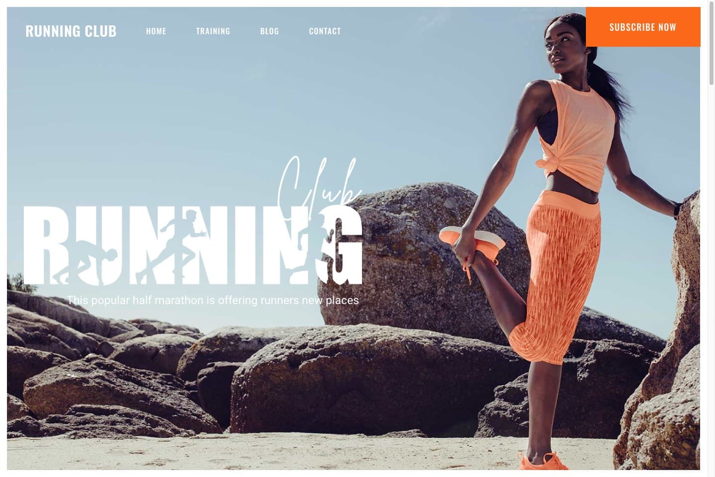 Running club website